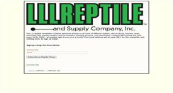Desktop Screenshot of list.lllreptile.com