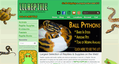 Desktop Screenshot of lllreptile.com